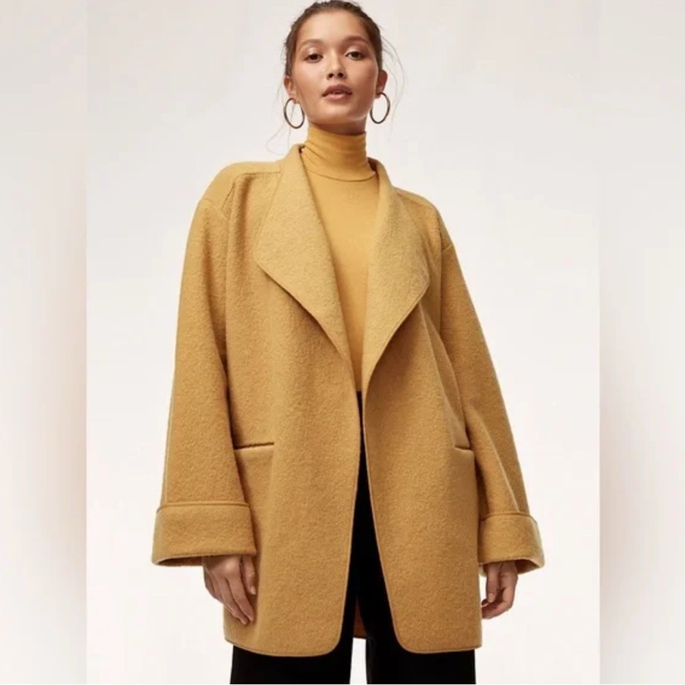Aritzia Wilfred Gold Jacket
